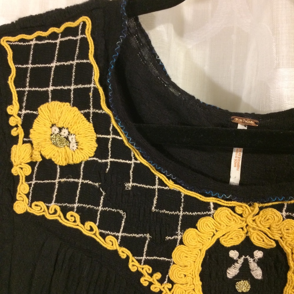$19/2+ Free People Embroidered Slouchy Elastic - Picture 2 of 8